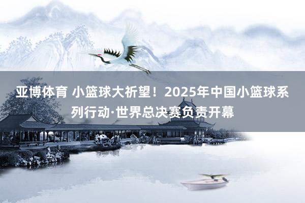 亚博体育 小篮球大祈望！2025年中国小篮球系列行动·世界总决赛负责开幕